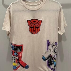 Hasbro Transformers Autobot Men's Tee - Cream